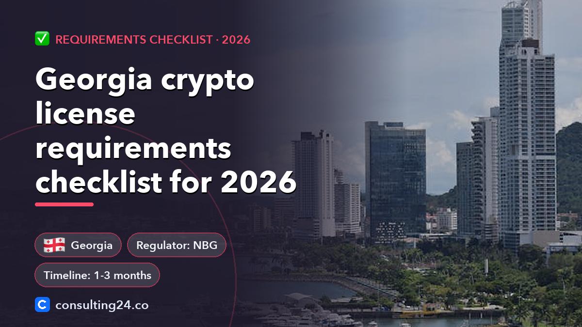 Georgia crypto license requirements: Consulting24 crypto licensing guide