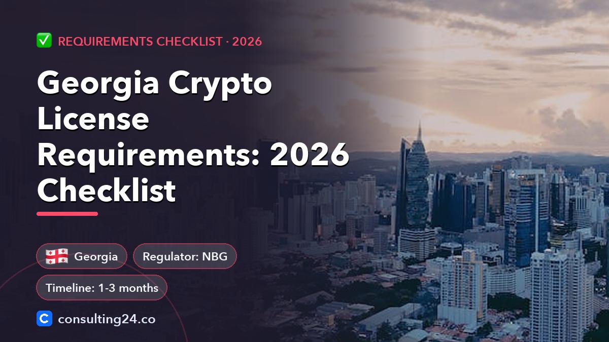 Georgia crypto license requirements: Consulting24 crypto licensing guide