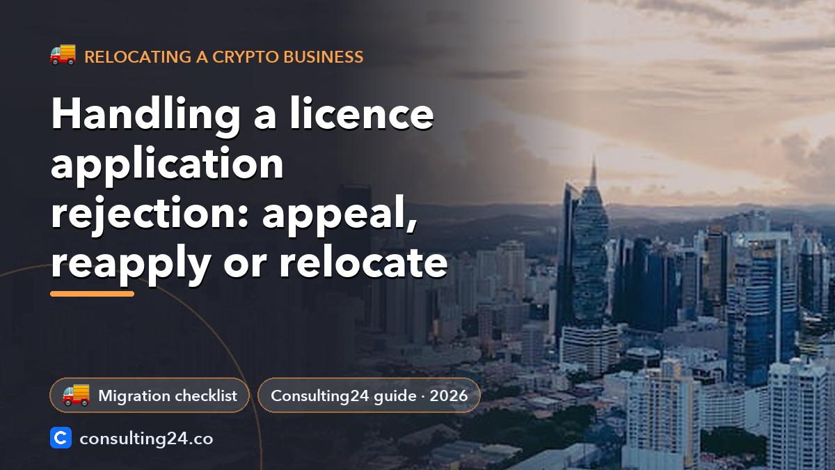 Handling a licence application: Consulting24 crypto licensing guide