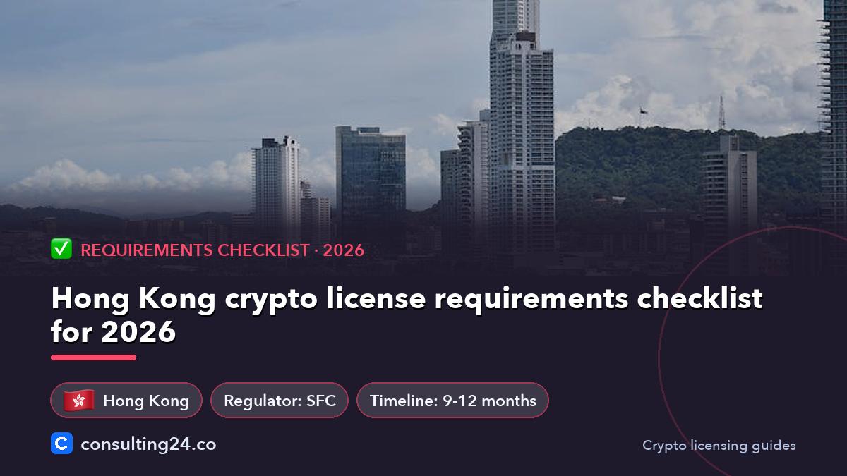 Hong Kong crypto license: Consulting24 crypto licensing guide