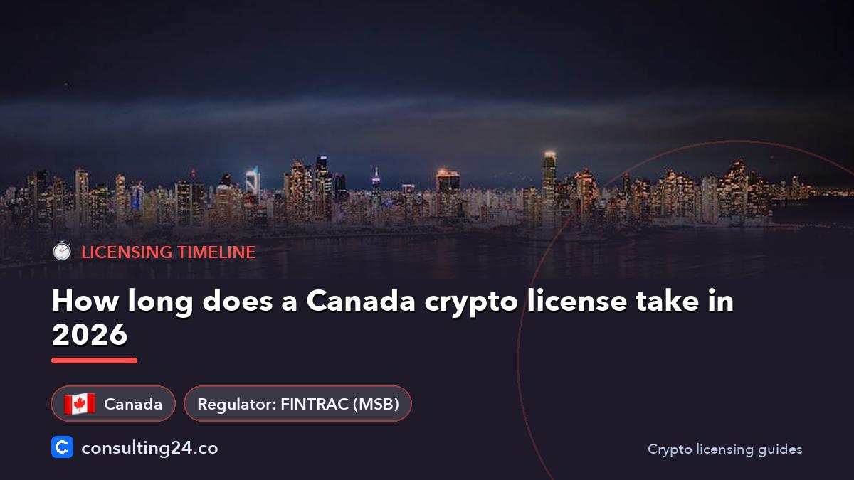 How long does a: Consulting24 crypto licensing guide