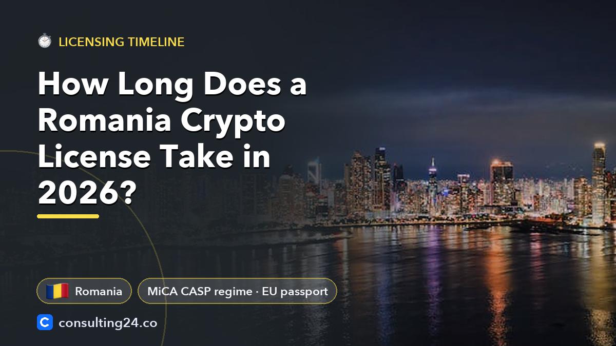 How long does a: Consulting24 crypto licensing guide