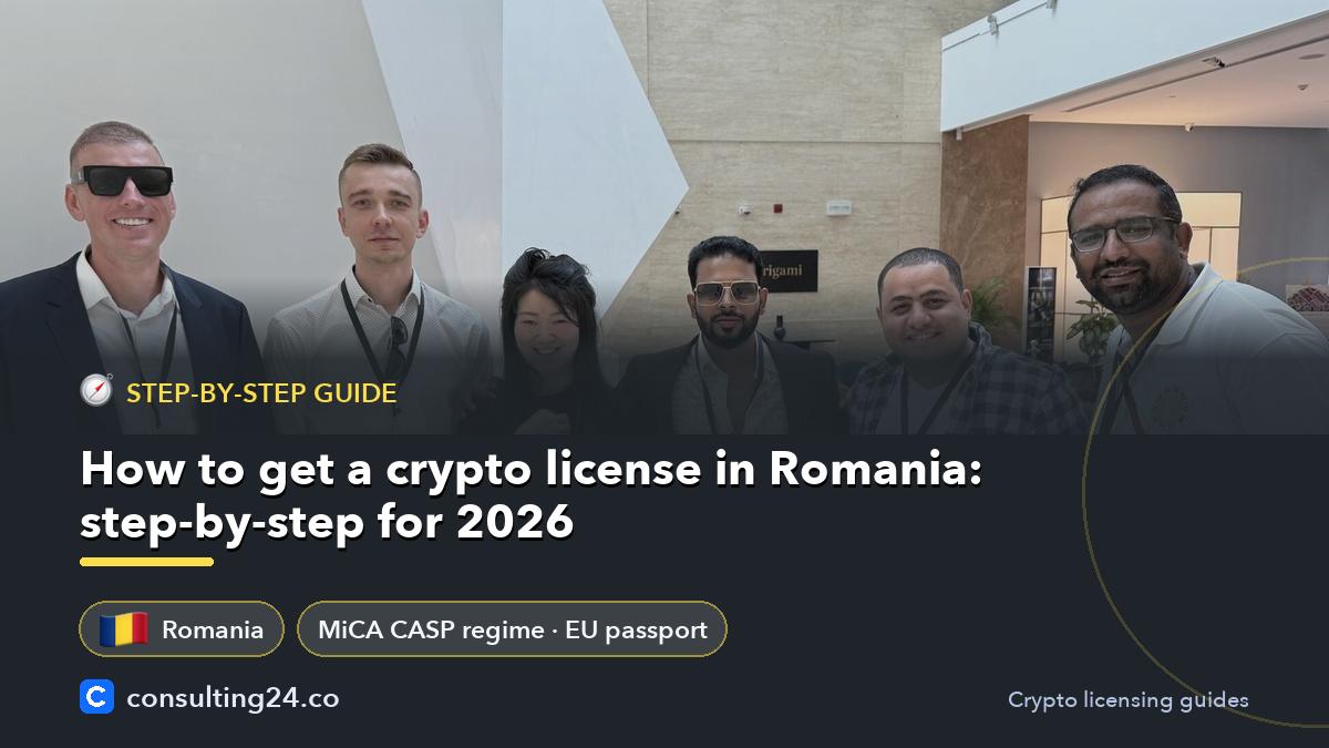 How to get a: Consulting24 crypto licensing guide