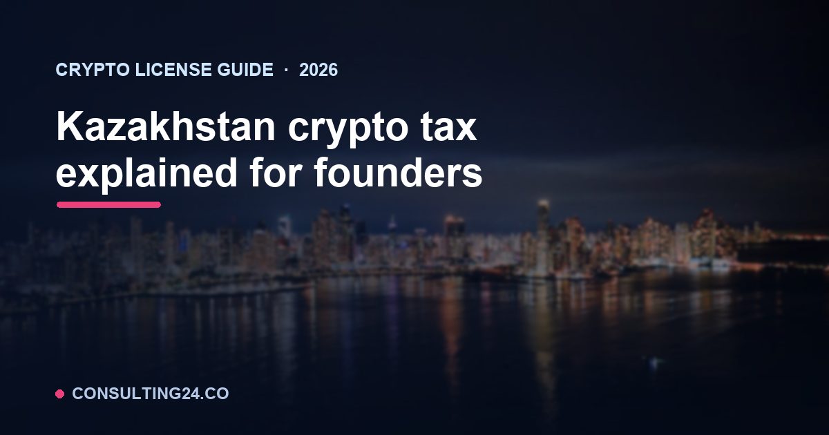 Kazakhstan crypto tax explained — Consulting24