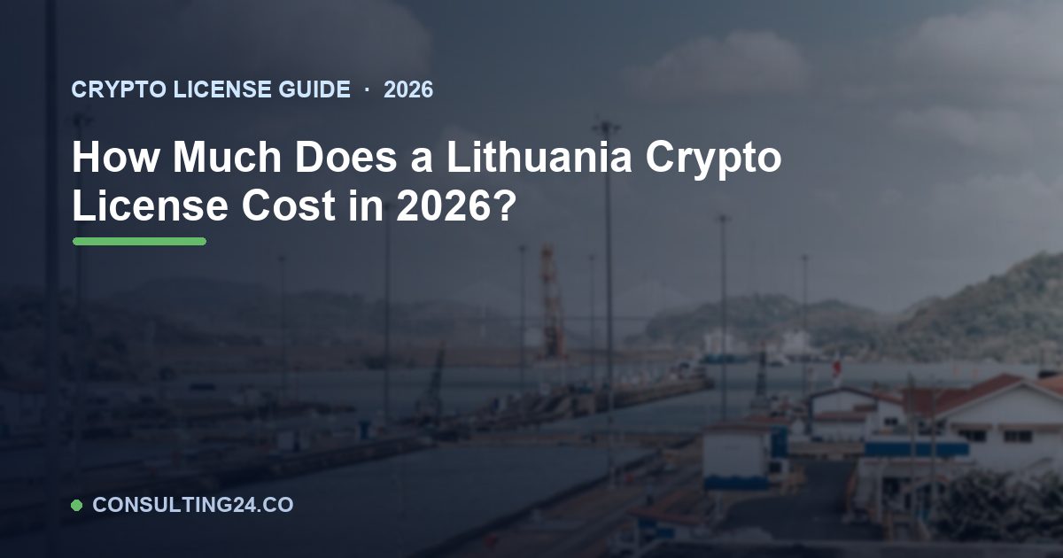 Lithuania crypto license cost — Consulting24