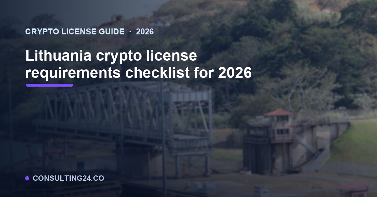 Lithuania crypto license requirements — Consulting24