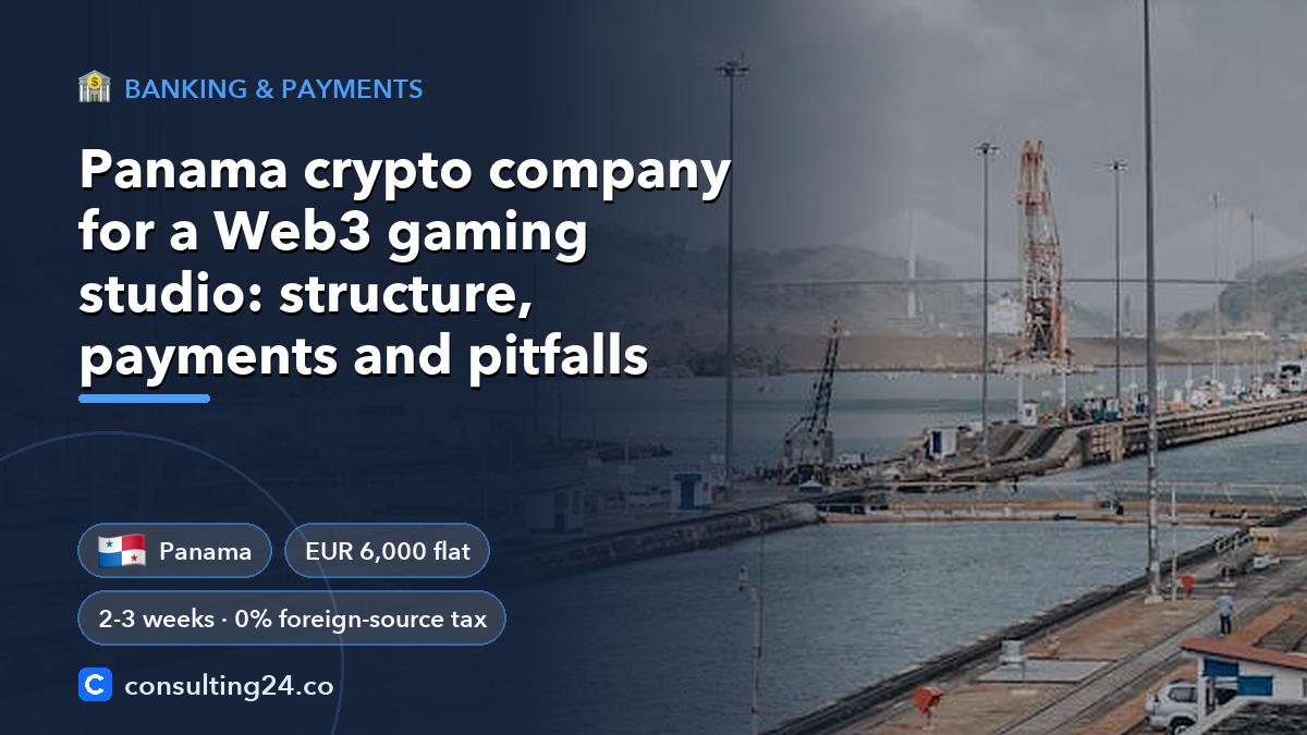 Panama crypto company for: Consulting24 crypto licensing guide