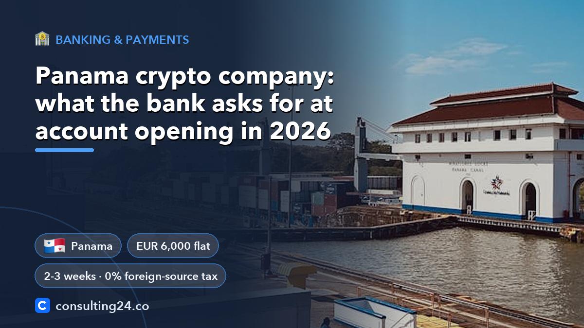 Panama crypto company: what: Consulting24 crypto licensing guide