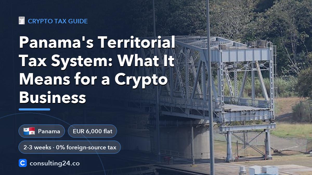 Panama crypto tax: Consulting24 crypto licensing guide