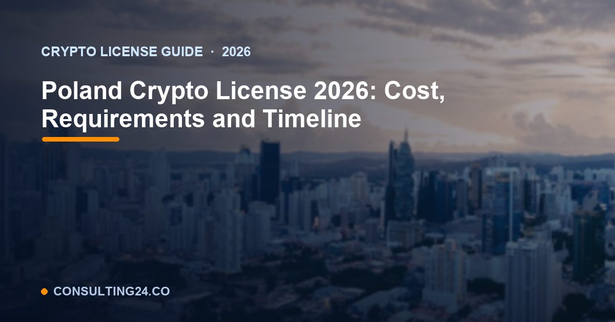 Poland crypto license — Consulting24