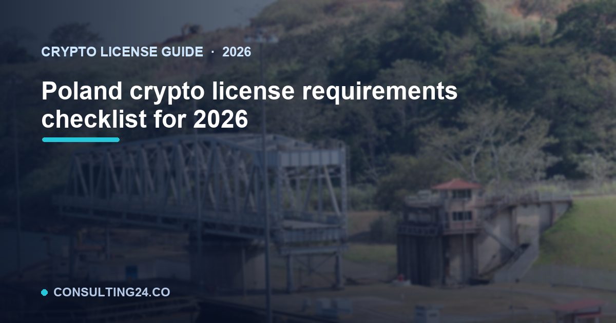 Poland crypto license requirements — Consulting24