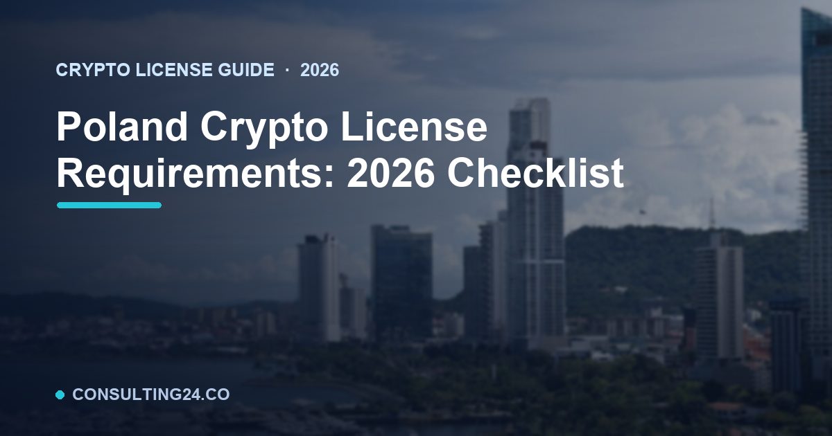 Poland crypto license requirements — Consulting24