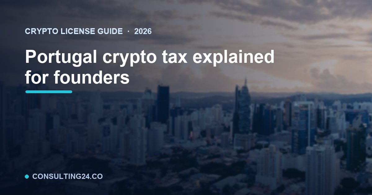 Portugal crypto tax explained — Consulting24