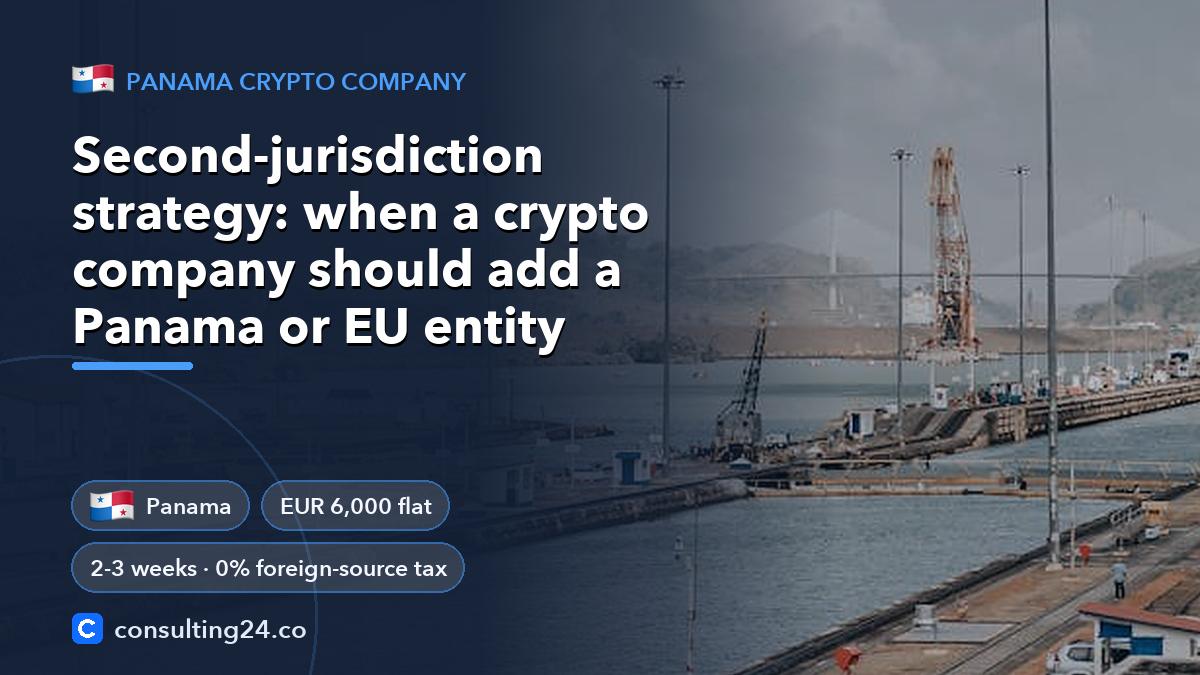 Second-jurisdiction strategy: when a: Consulting24 crypto licensing guide