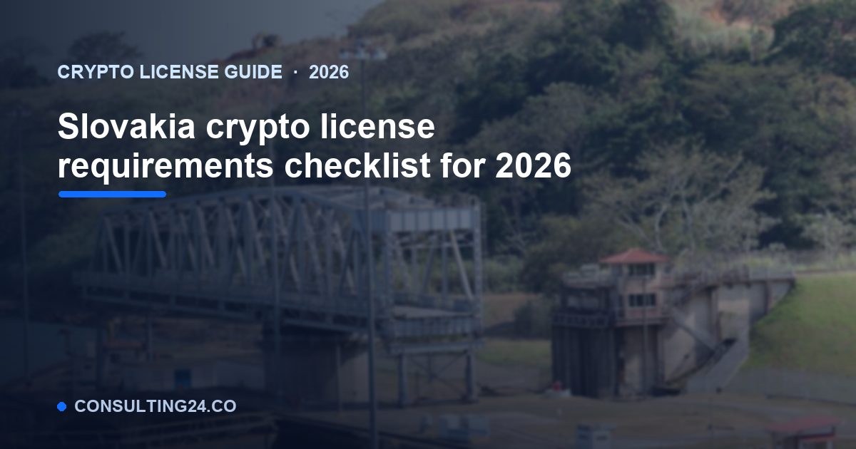 Slovakia crypto license requirements — Consulting24