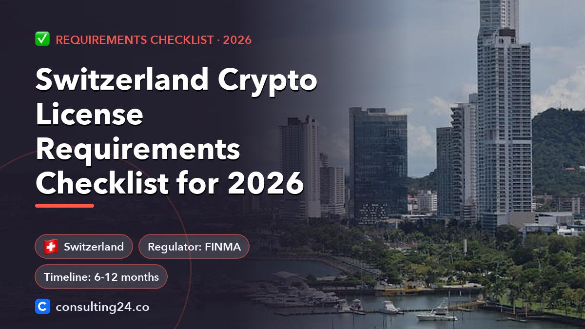 Switzerland crypto license requirements: Consulting24 crypto licensing guide