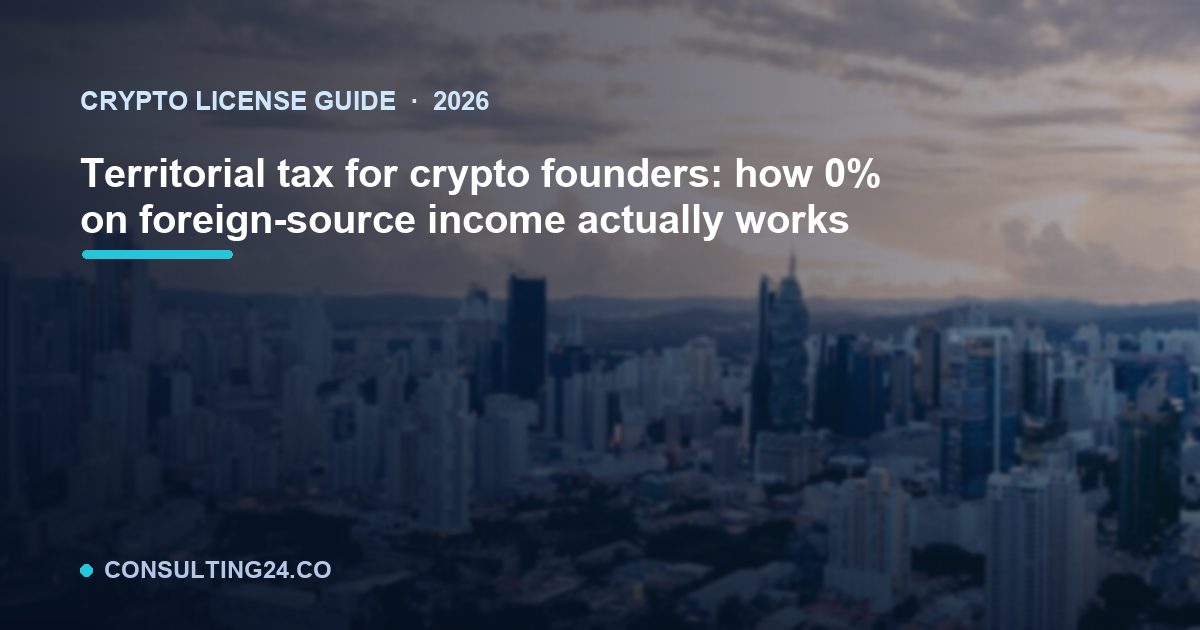 Territorial tax for crypto — Consulting24