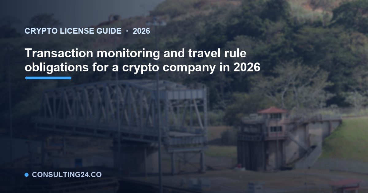 Transaction monitoring and travel — Consulting24