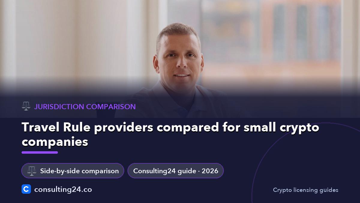 Travel Rule providers compared: Consulting24 crypto licensing guide