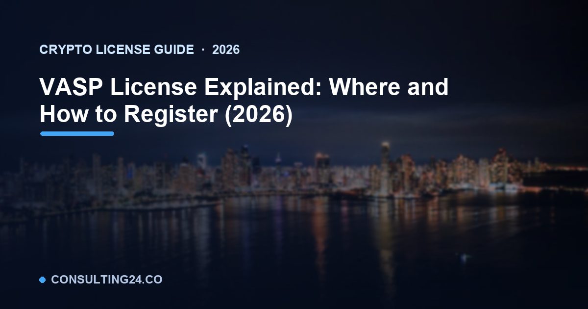 VASP license — Consulting24