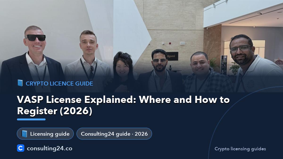 VASP license: Consulting24 crypto licensing guide